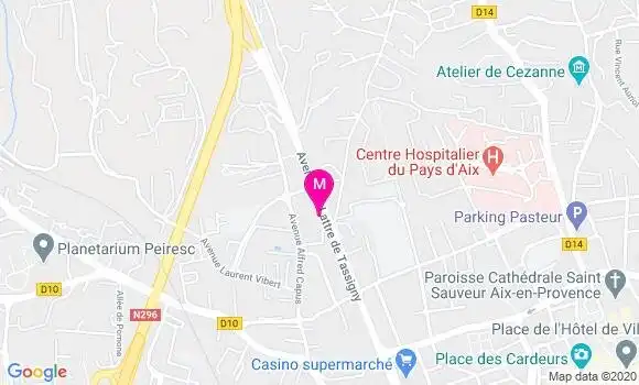 Localisation Dr Philippe Carbone