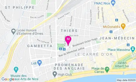Localisation Dr Philippe Barres