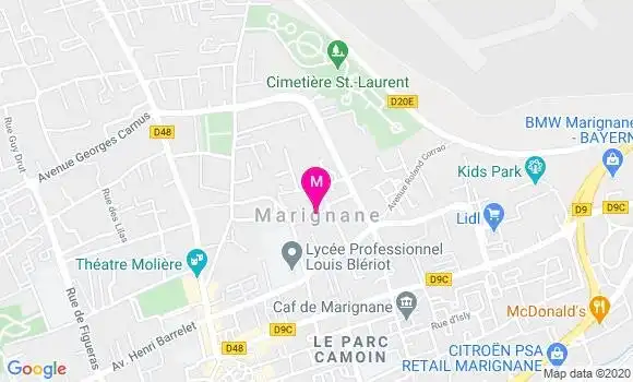 Localisation Dr Marie Christine Rastello