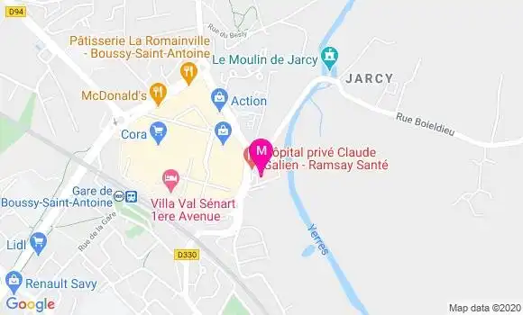 Localisation Dr Sebastien Bloc