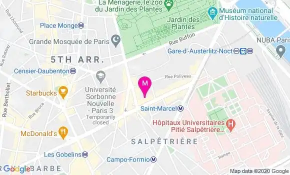 Localisation Dr Olivier De Pamphilis