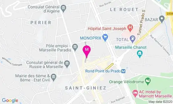 Localisation Dr Laurent Berdugo