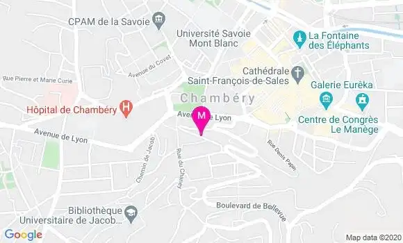 Localisation Dr Patrick Cherreau