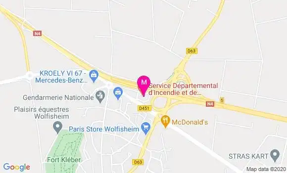 Localisation Dr Laurent Tritsch