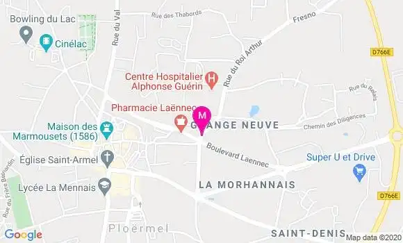 Localisation Dr Denis Mouton