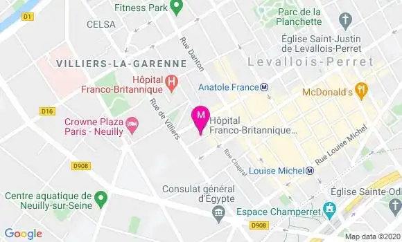 Localisation Dr Jean Rius