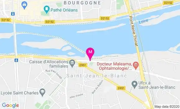 Localisation Dr Ghislain Martin