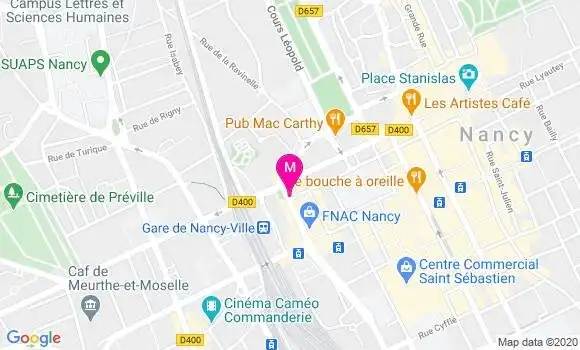 Localisation Dr Thierry Delmas