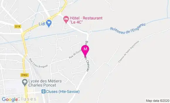 Localisation Dr Marie Line Hue