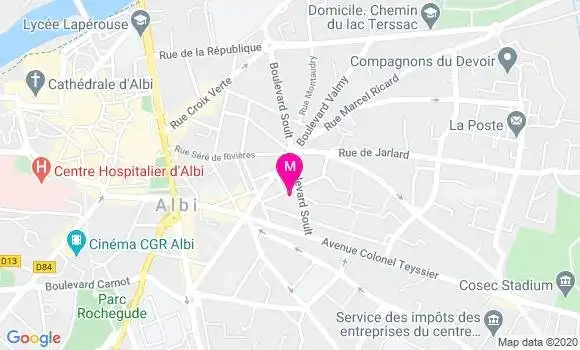 Localisation Dr Patrick Jean