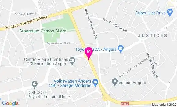 Localisation Dr Bertrand Boussion