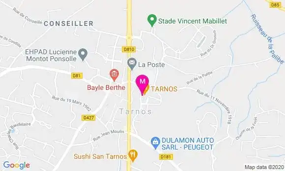 Localisation Dr Jean Pierre Monnier