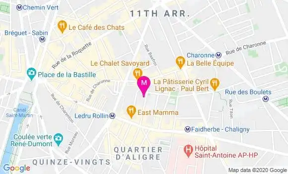 Localisation Dr Gilbert Naccache