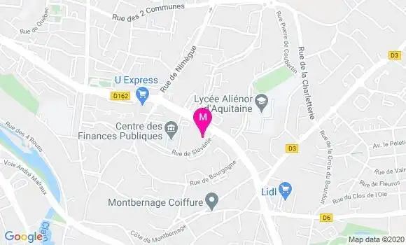 Localisation Dr Isabelle Debouvry Christiaens