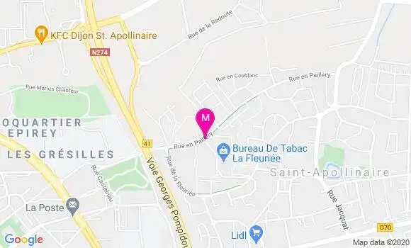 Localisation Dr Norbert Desbiolles
