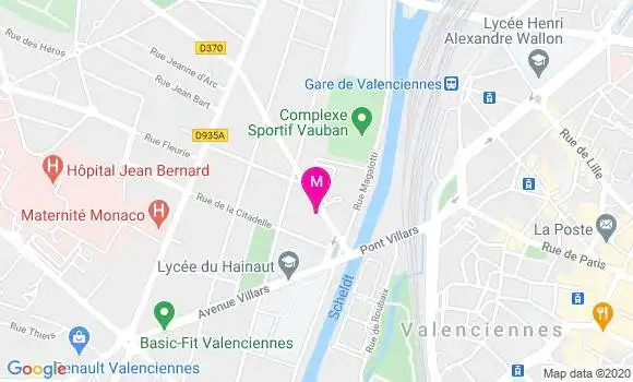 Localisation Dr Hugues Lefebvre