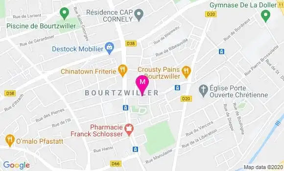 Localisation Dr Philippe Mathis