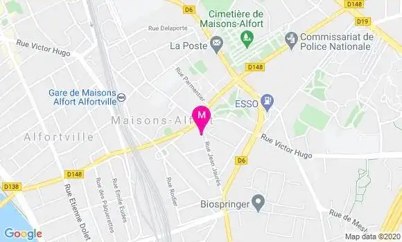 Localisation Dr Isabelle Ferry