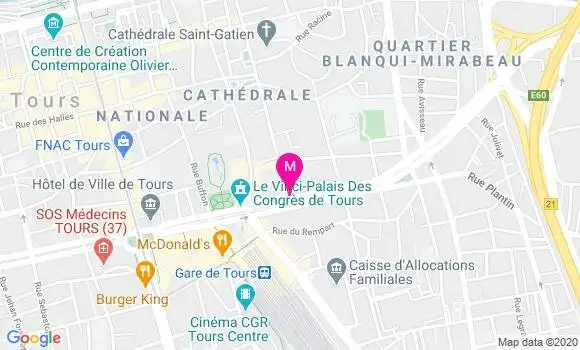 Localisation Dr Jean Sebastien Brun