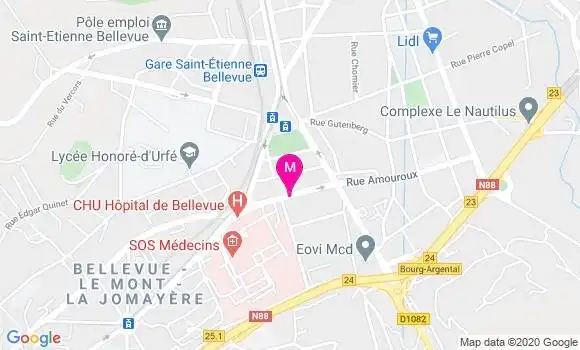 Localisation Dr Emmanuel Rigal