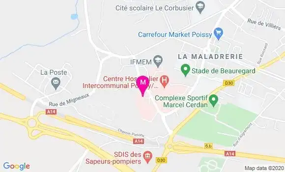 Localisation Dr Jean Yves Peltier