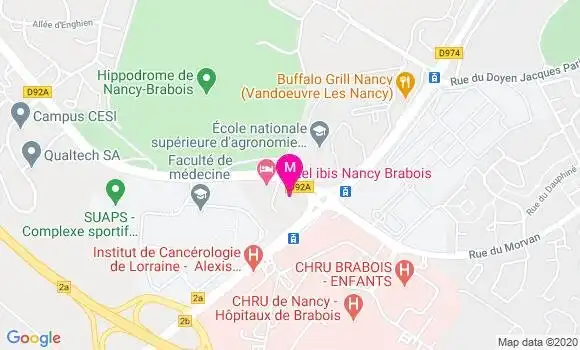 Localisation Dr Jean Pierre Nicolas
