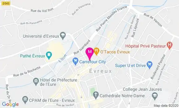 Localisation Dr Philippe Mabboux