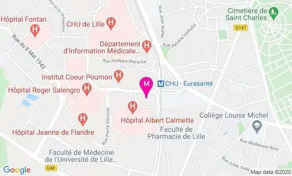 Localisation Dr Sylvain Dubucquoi