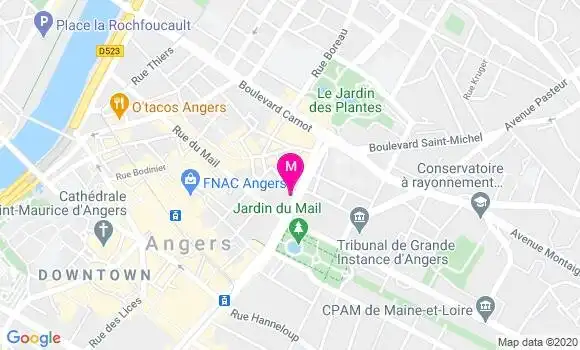 Localisation Dr Vincent Loussouarn