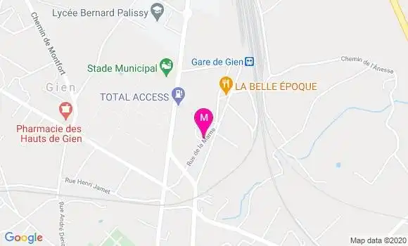 Localisation Dr Gilles Delaporte