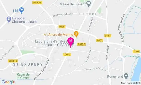 Localisation Dr Philippe Girard