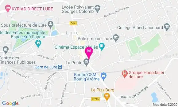 Localisation Dr Valery Frechin