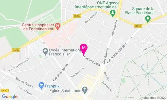 Localisation Dr Eric Fonty
