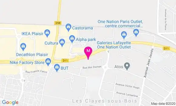 Localisation Dr Isabelle Deshayes