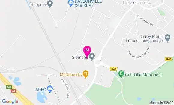 Localisation Dr Carole Loonis