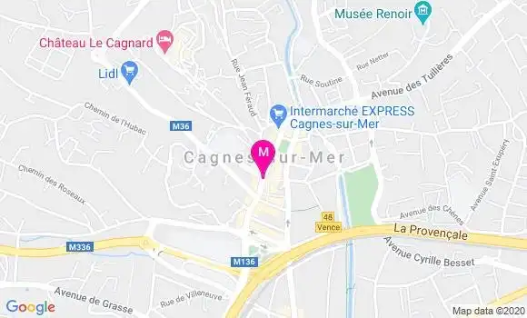 Localisation Dr Odile Mathieu