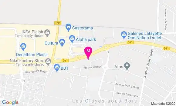 Localisation Dr Caroline Sanchez