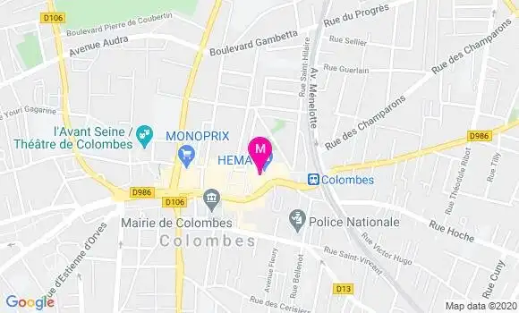 Localisation Dr Claudine Quercia
