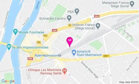 Localisation Dr Anne Marie Pellerin