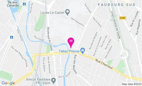 Localisation Dr Marie Catherine Muller