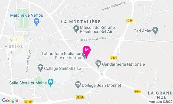 Localisation Dr Laure Chavigny