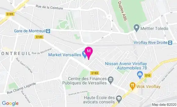 Localisation Dr Isabel Andre
