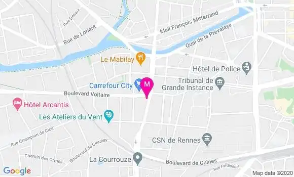 Localisation Dr Anne Lise Gautier Lerestif