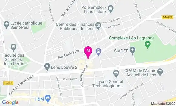 Localisation Dr Delphine Lefebvre Delbee