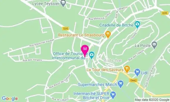 Localisation Dr Evelyne Eberlin