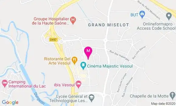Localisation Dr Anne Claire Faure