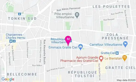 Localisation Dr Martine Kessous