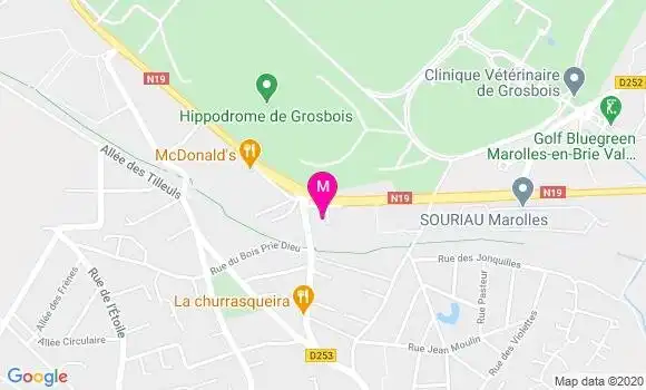 Localisation Dr Philippe Bayard