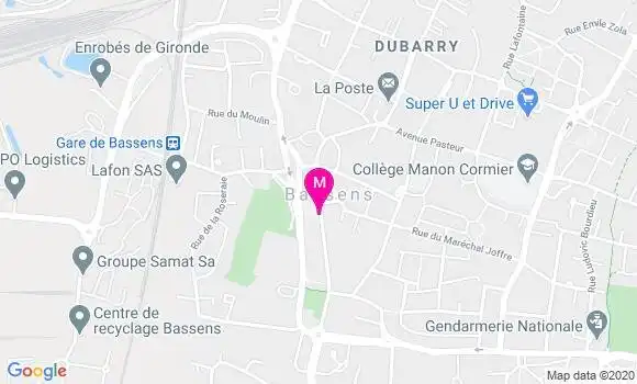Localisation Dr Jean Charles Rousseau