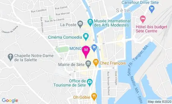 Localisation Dr Jean Marc Fournie